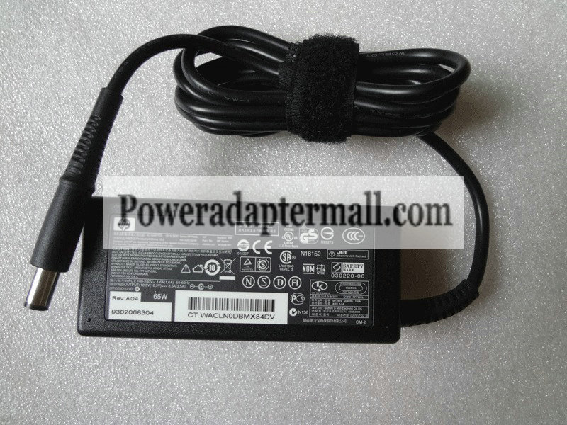 Genuine 65W 18.5V 3.5A HP PPP014L-S PPP014H-S AC Adapter